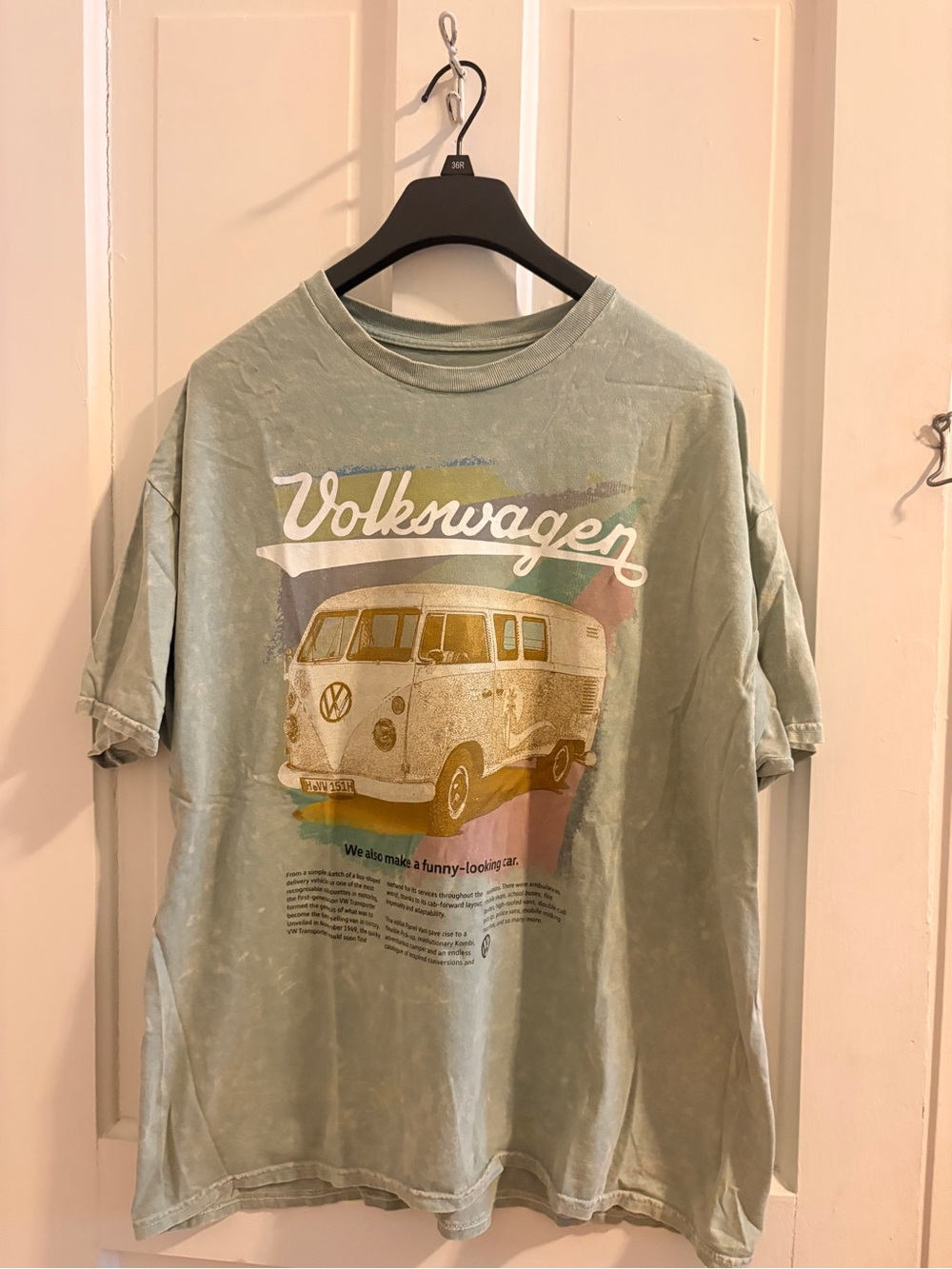 Green Vintage Bus Graphic Kids T‑Shirt